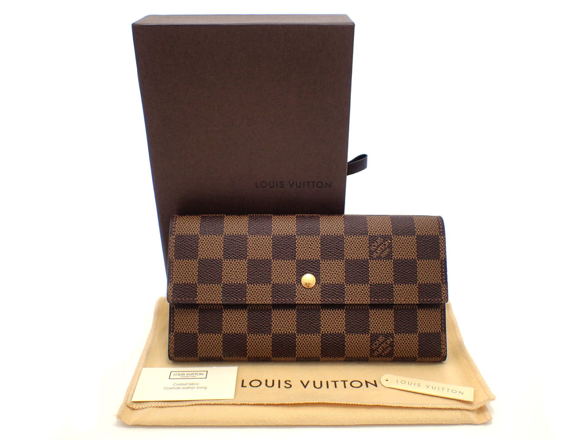 ブランド LOUIS VUITTON ルイ・ヴィトン 三つ折り財布 ダミエ ポルトフォイユ・インターナショナル N61217 買取 茨城