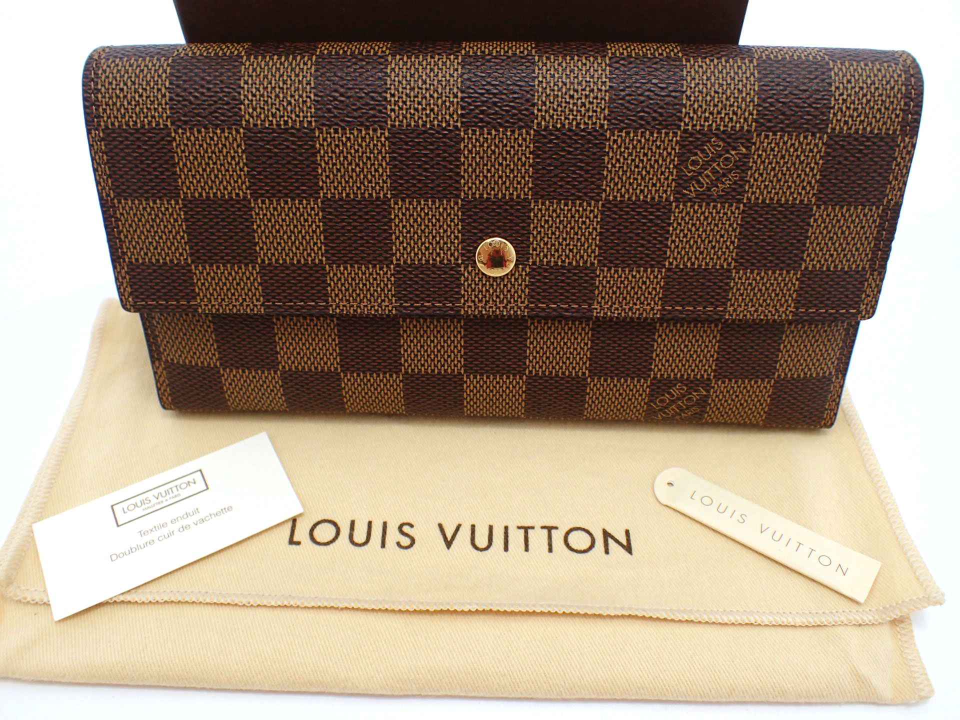 ブランド LOUIS VUITTON ルイ・ヴィトン 三つ折り財布 ダミエ ポルトフォイユ・インターナショナル N61217 買取 茨城