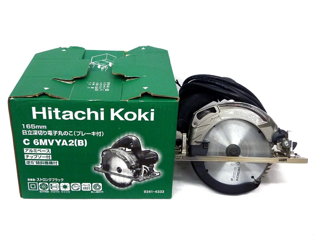 HITACHI 日立工機 165mm 深切り電子丸のこ C6MVYA2 電動工具 買取 茨城