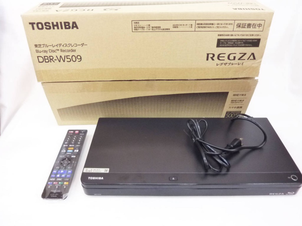 TOSHIBA REGZA ブルーレイレコーダー DBR-W509